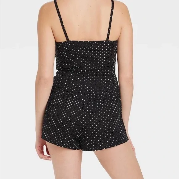 Target Colsie Lace Trim Polka Dot Pajama Set - Picture 2 of 7